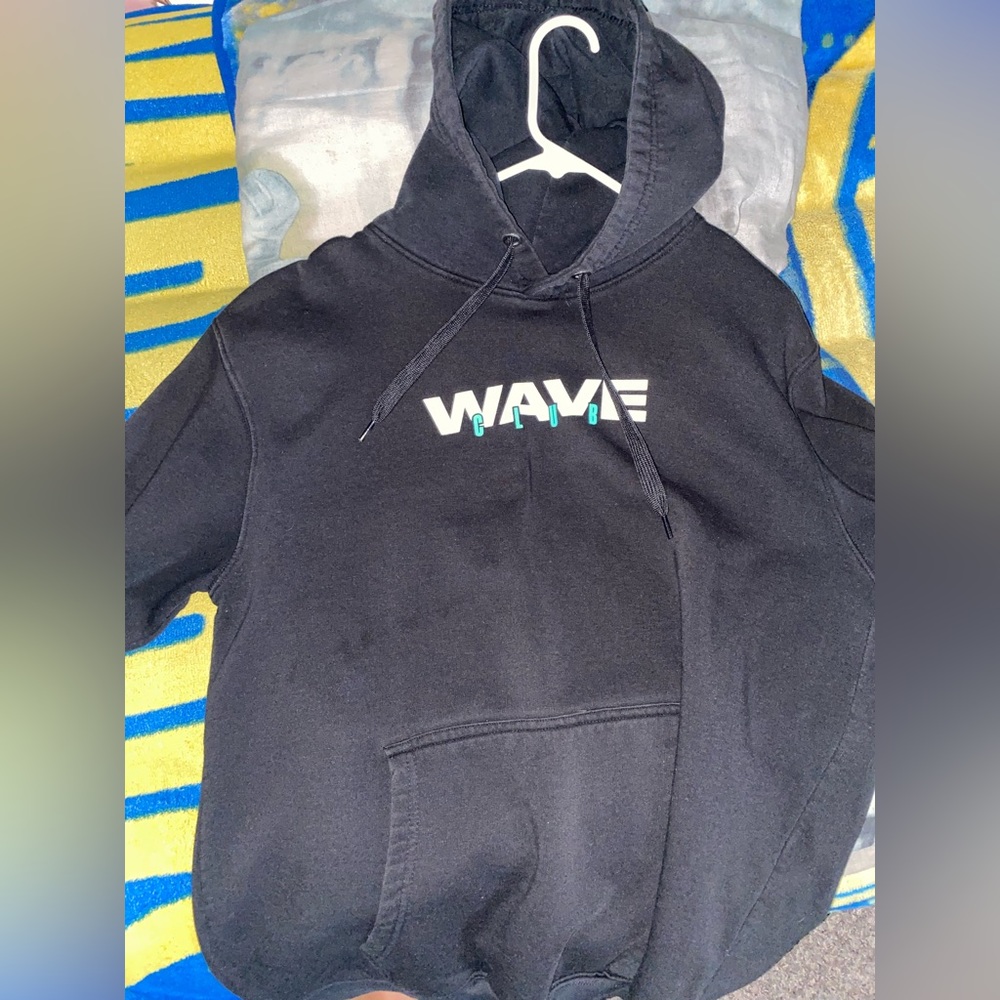 Wave Club Sweater, XL and Black